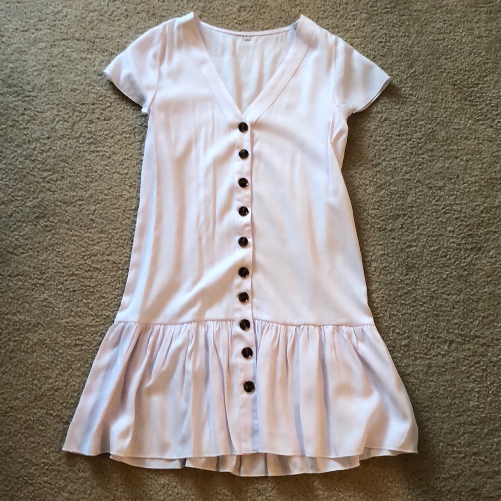 White Button Down Beach Cover Up